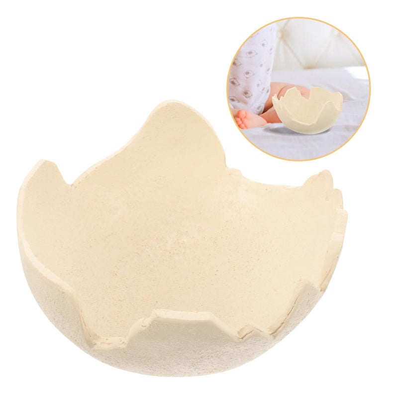 15cm Eggshell Photo Prop For Newborn Photography Shower Decor Present - Image 3