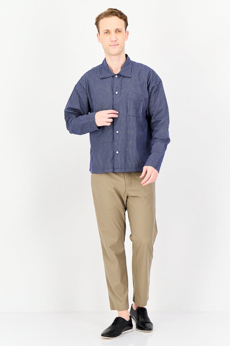 JACK & JONES Men Regular Fit Plaid Long Sleeves Casual Shirt, Multicolor - Image 4