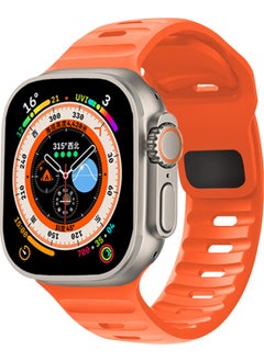 Apple Watch 42 44 45 49 mm Ultra 2 Soft Silicone Adjustable Sport Band