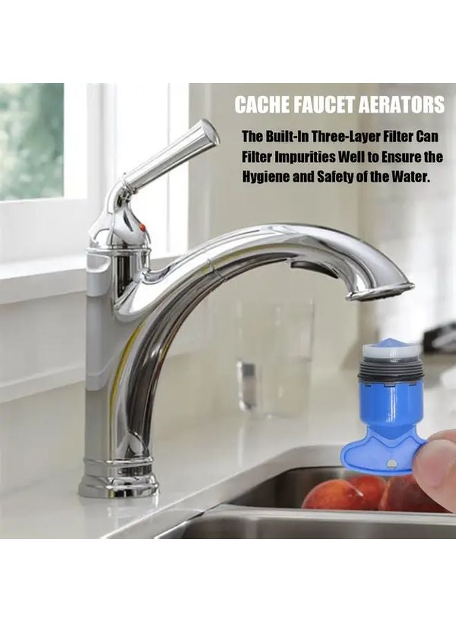 4pcs 21 5mm 0 85inch Faucet Aerator With Removal Wrench 1 8GPM Flow Restrictor - Image 5