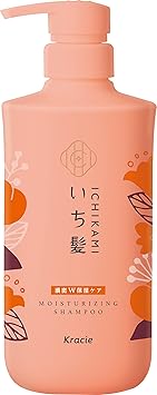 Ichikami Dense W Moisturizing Care Hair Shampoo Pump 480ml - Image 1