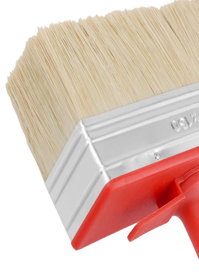 مجموعة من 6 فرش طلاء للأرضيات الخشبية من SINJEUN، بعرض 4 و5 و6 بوصات، لطلاء الخشب والجدران والأثاث - Image 3