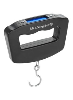 Beauenty Portable Electronic Digital Luggage Scale for Travel Luggage 50kg 10g with Hook, Black  - Image 2