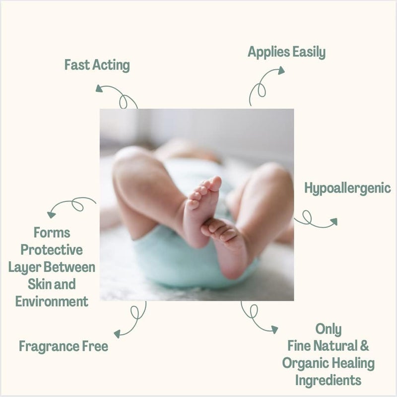 NATUREONLY كريم حفاضات طبيعي فقط مغذي مهدئ 4 أونصات عبوة 1 - Image 3