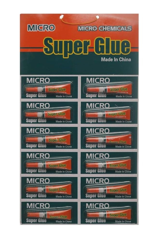 Micro L2-2 Super Glue 12 Pieces 2 G - Orange