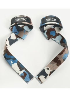 SKDK Non-Slip Pull Wrist Silicone Lifting Straps, Straps for Gym, Weightlifting, Wristbands Gym Straps for Gym Women, Men, Weightlifting, Bodybuilding, Strength Training（Camouflage）  - Image 3