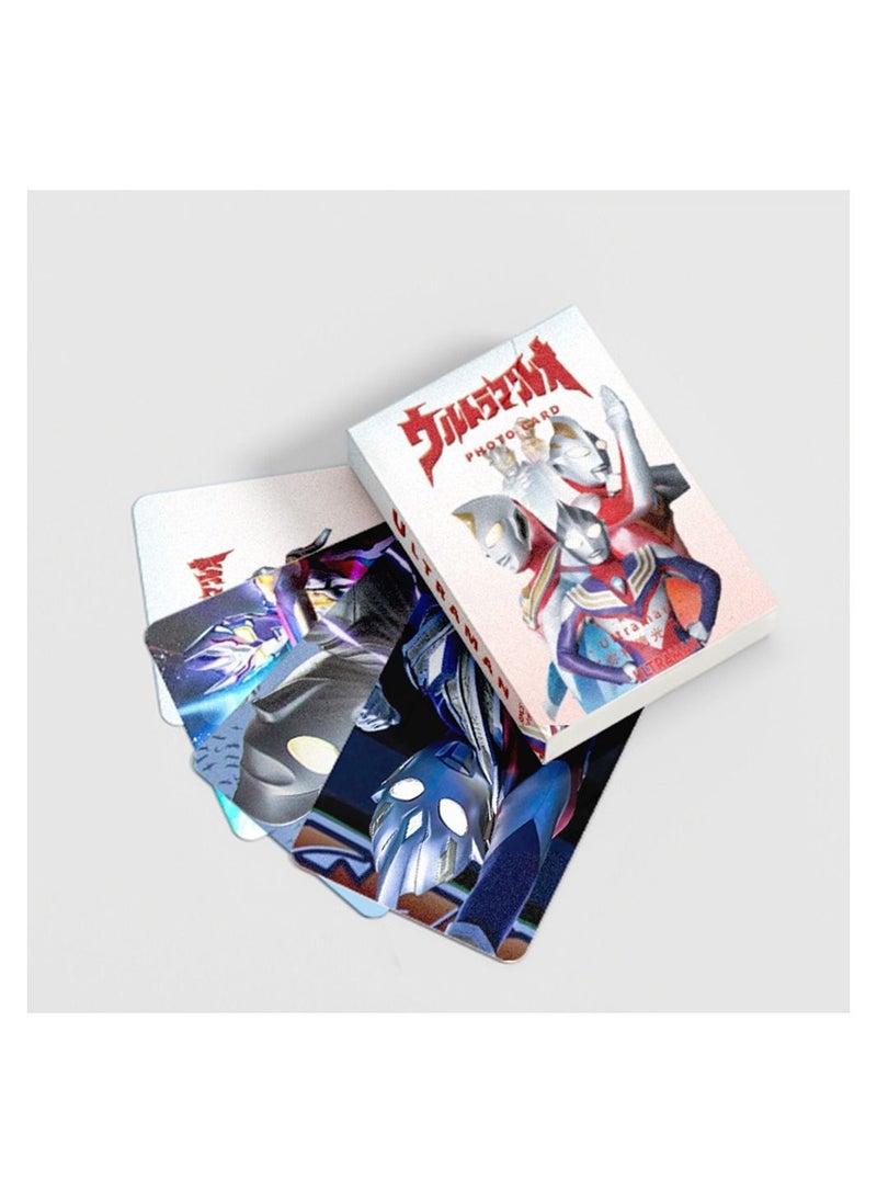 Color Fans 50 Pcs Ultraman Cute Anime Photo Lomo Cards  - Image 2