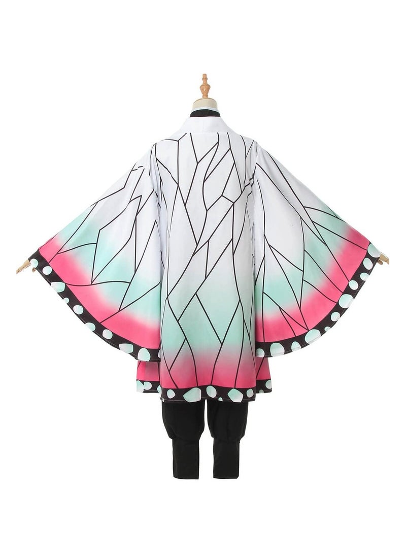 FLYHSO Demon Slayer Kochou Shinobu Cosplay Costume Anime Cosplay Kimono Outfit Costume  - Image 2
