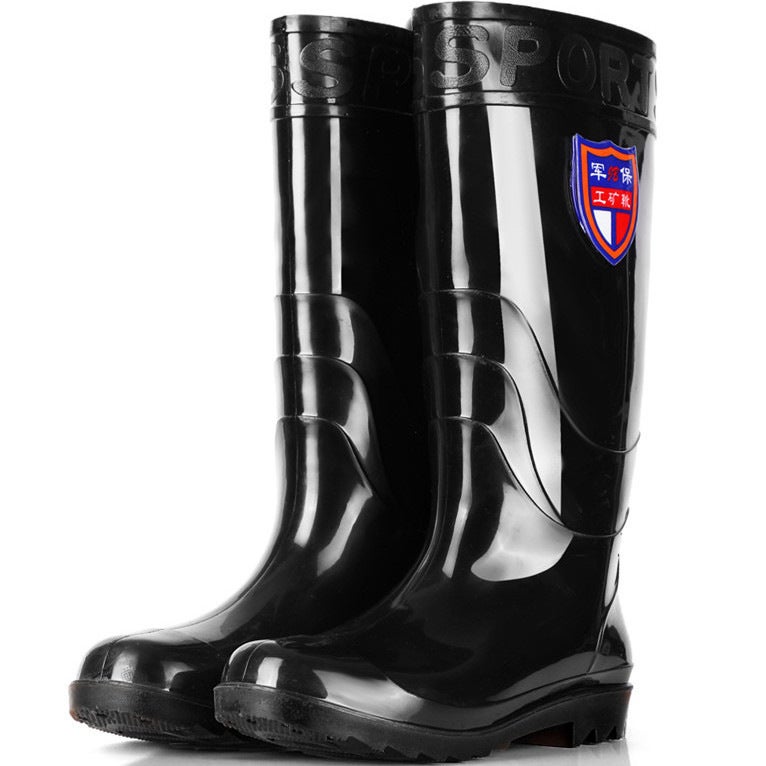 Men'S Rain Boots, Non-Slip, Warm, Thickeneded And Velvet, Waterproof High-Top Rain Boots, Extra-High Over-The-Knee Long-Tube Water Shoes, Water Boots - Image 2