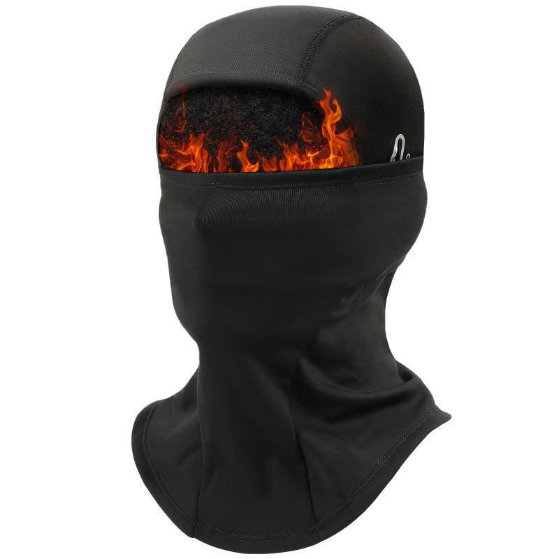 HEGGCOOE Balaclava Ski Mask for Men Women,Windproof Thermal Winter Face Mask for Cold Weather Skiing Cycling Snowboarding Black - Image 1