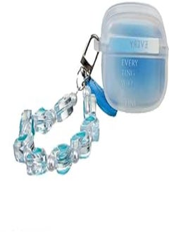 Plastic Protective Cover With Chain For Airpods 3, Baby Blue Stop-409