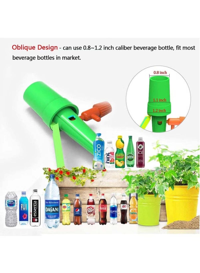 أشواك الري الذاتي للنباتات (12 قطعة) - نظام ري بالتنقيط تلقائي مع قاعدة مضادة للانقلاب وصمام تحكم - Image 2