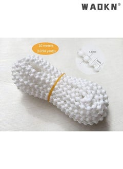 WAOKN 10 Meters Roller Blind Cord with 10 Pieces Plastic Roller Blind Chain Connectors for Roller, Roman, Vertical, Venetian Blind, Roller Blind Fittings, Roller Blind Spares, Roller Blind Cord  - Image 2