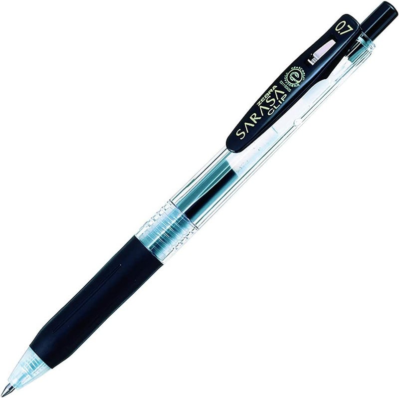 Zebra Pen قلم حبر جل زيبرا سارا سا كليب 0.7 مم - أسود - Image 1