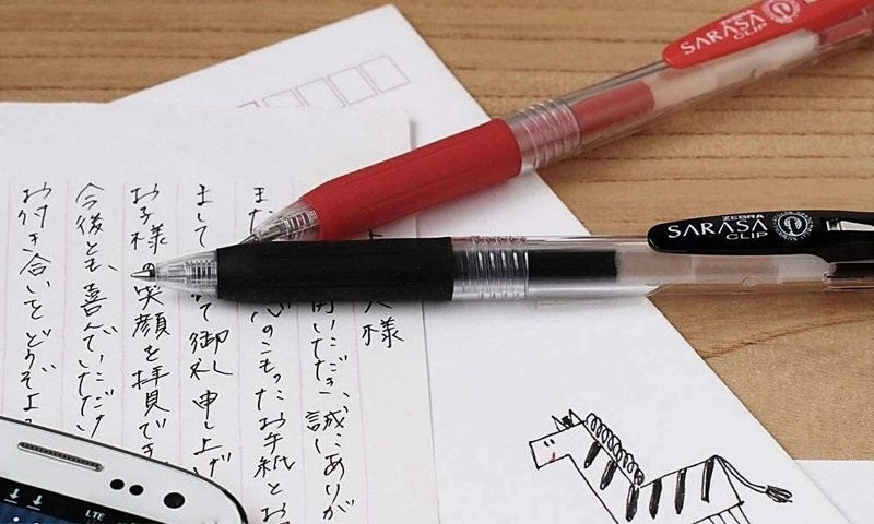 Zebra Pen قلم حبر جل زيبرا سارا سا كليب 0.7 مم - أسود - Image 4
