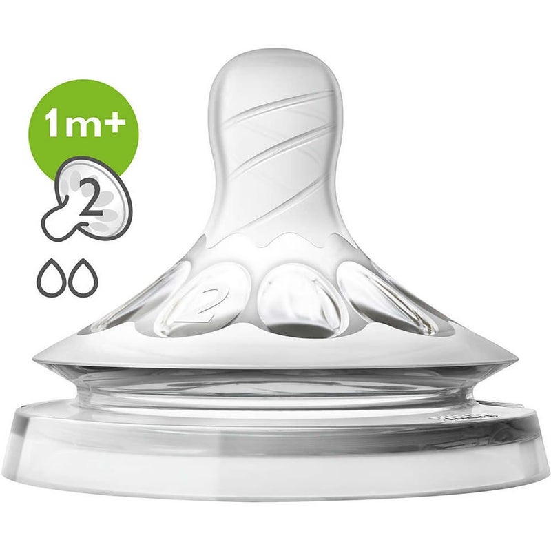 Philips Avent 9oz Natural Baby Bottles 3-Pack - Blue - Image 2