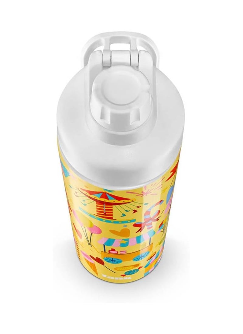 TANK Insulated Plastic Water Bottle – BPA-Free, Leak-Proof, Reusable Sports & Travel Bottle for Hot & Cold Drinks, Lightweight & Durable with Easy Carry Handle  - Image 4