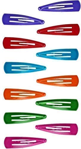 Drishti Original Jp Hair Tic Tac Multi-Color Metal Mediam & Small Mix Size For Girls & Women Pack Of 12 Set Of 3 (18 Pair) - Image 3