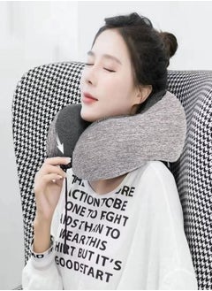 HomarKet Travel Pillow Kit Comfortable & Breathable Memory Foam Neck Pillow with 3D Sleep Mask Earplugs and Luxury Bag  - Image 4