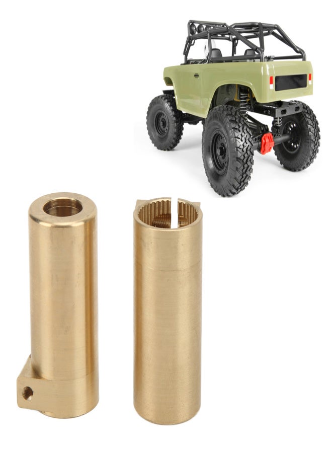 Brass Heavy Duty Rear Axle Adapters Counterweight for Axial Scx10 II 90046 1/10 RC Car - Image 5