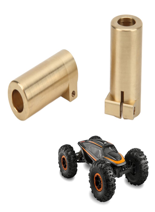 Brass Heavy Duty Rear Axle Adapters Counterweight for Axial Scx10 II 90046 1/10 RC Car - Image 4