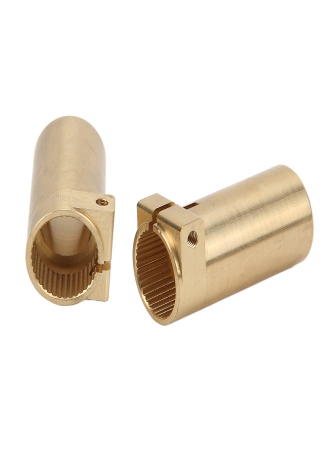 Brass Heavy Duty Rear Axle Adapters Counterweight for Axial Scx10 II 90046 1/10 RC Car - Image 2