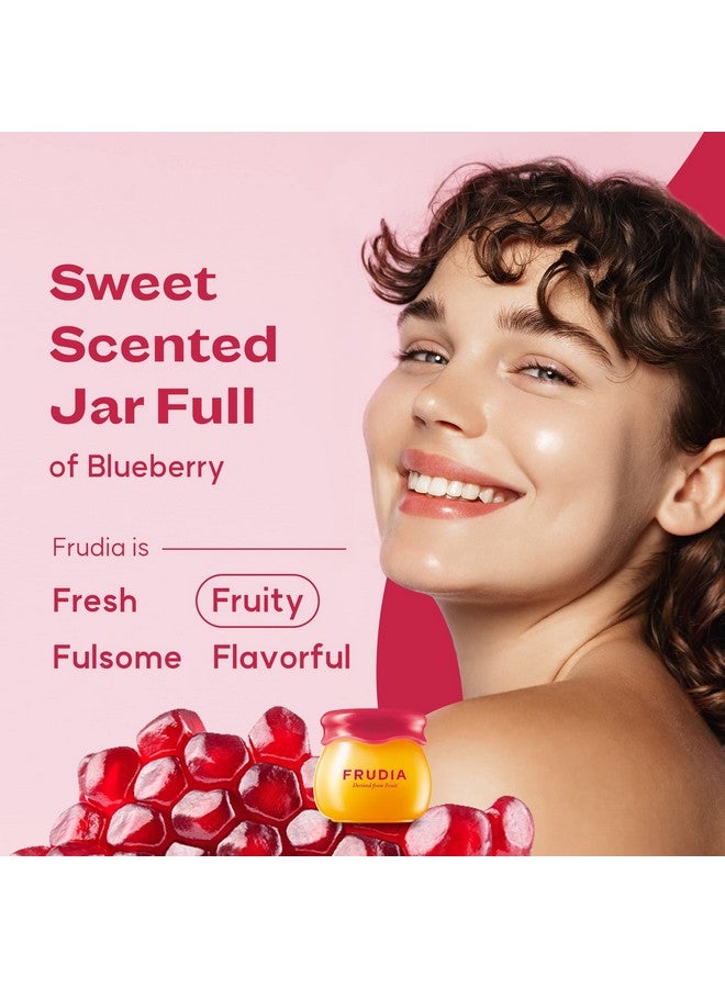 فروديا مرطب شفاه ويلكوس فروديا بالعسل - رمان | مرطب شفاه شفاف أحمر اللون، مرطب ومرطب للشفاه | مرطب شفاه 3 في 1، مرطب للشفاه الجافة والشاحبة، بخلاصة الرمان (0.33 أونصة سائلة) - Image 2