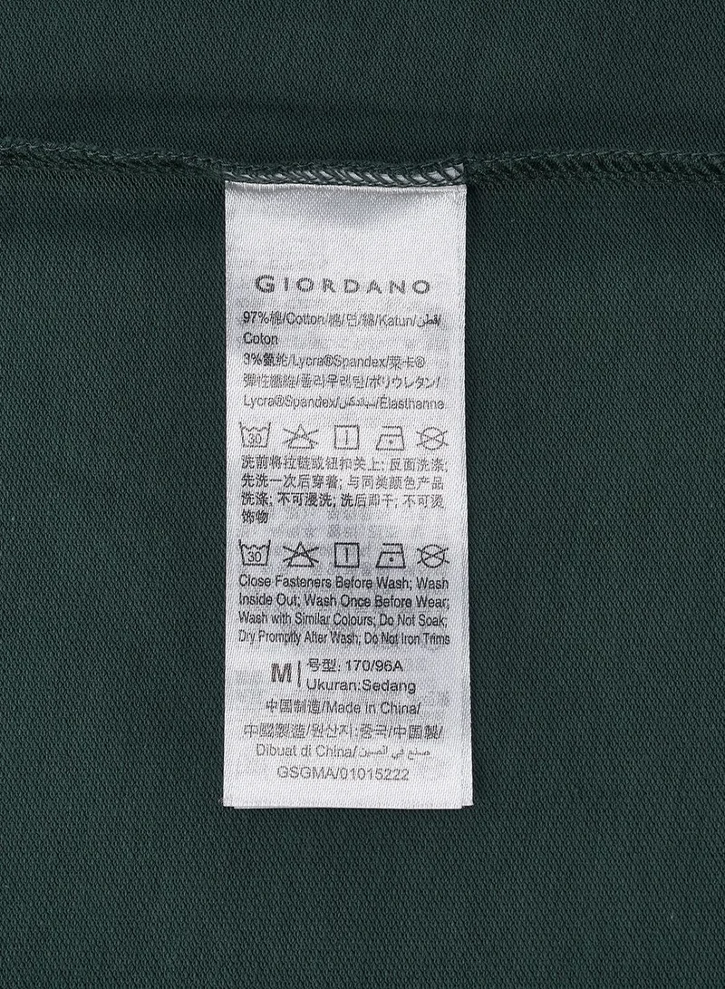 جيوردانو بولو رجالي بتصميم أسد ثلاثي الأبعاد بقصة ضيقة وتطريز جريء من قماش البيكيه الفاخر