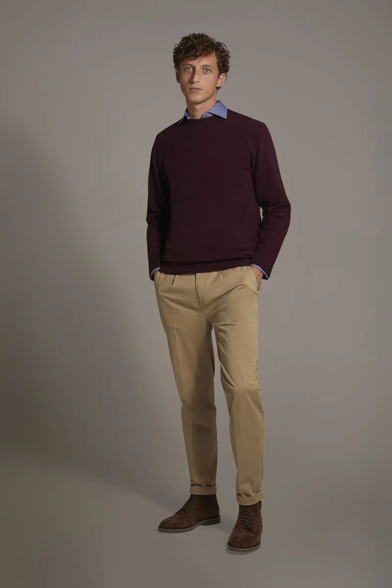 Chino single pinces - Beige