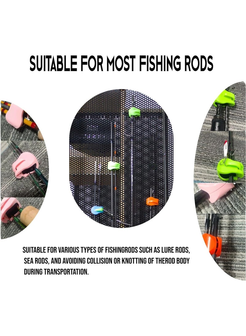 MIRFA Fishing Rod Multifunctional Holder Pole Clips (Pack of 4) - Image 3