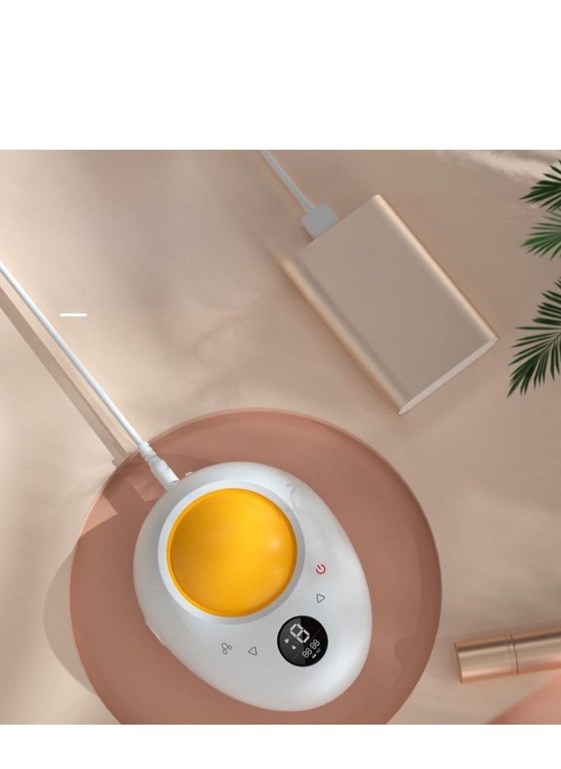 Doopser - Egg Style Electric Breast Pump, Hands Free, Double Wearable Cups With Nightlight Function, Low Noise, USB Rechargeable, Memory Function, 3 modes and 9 levels, 240 ml each - Image 1
