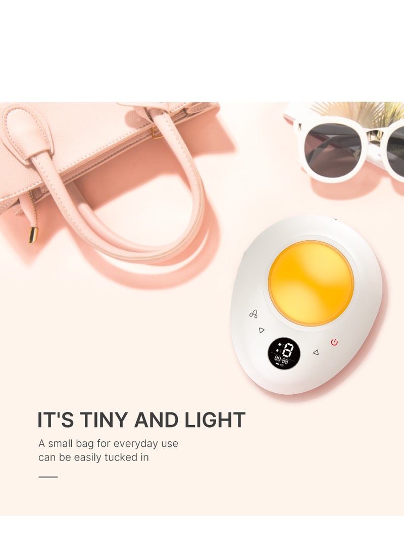 Doopser - Egg Style Electric Breast Pump, Hands Free, Double Wearable Cups With Nightlight Function, Low Noise, USB Rechargeable, Memory Function, 3 modes and 9 levels, 240 ml each - Image 1
