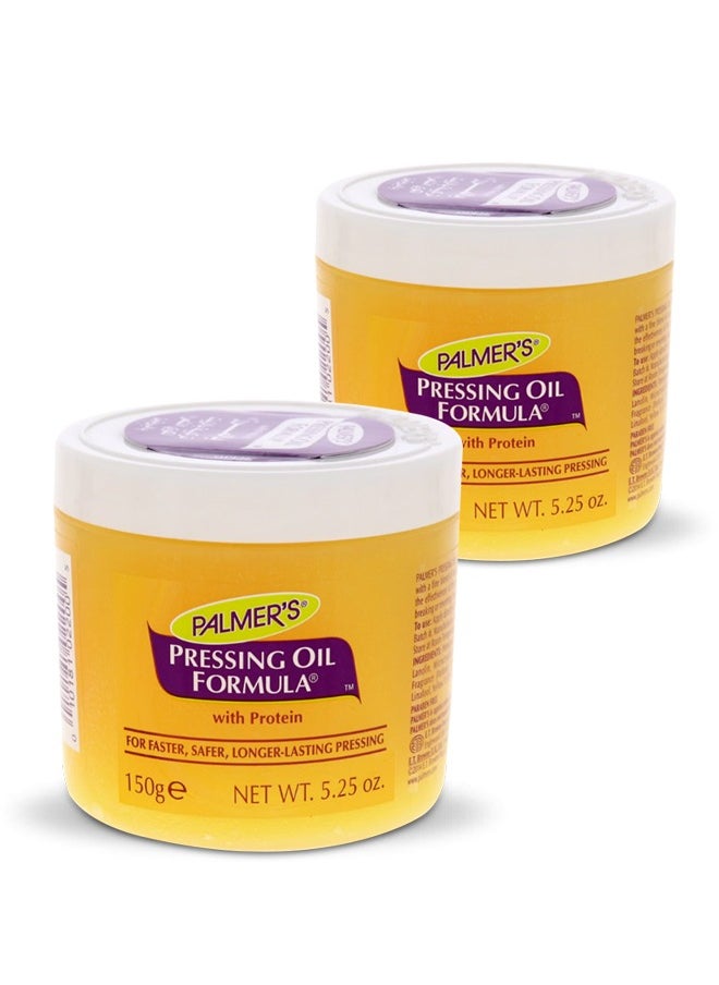 PALMER'S - Long Lasting Pressing Oil Formula Hair Cream with Protein 150g pack of 2 - Image 1