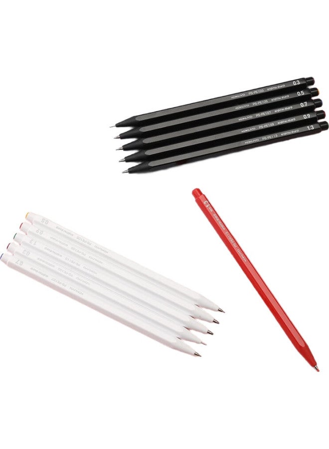 Kokuyo Imported Student Exam Mechanical Pencil 0.3Mm Drawing And Sketching Pencil, Anti-Break Lead Writing Pencil, Black, 1 Piece, Ps-Pe103D - Image 3