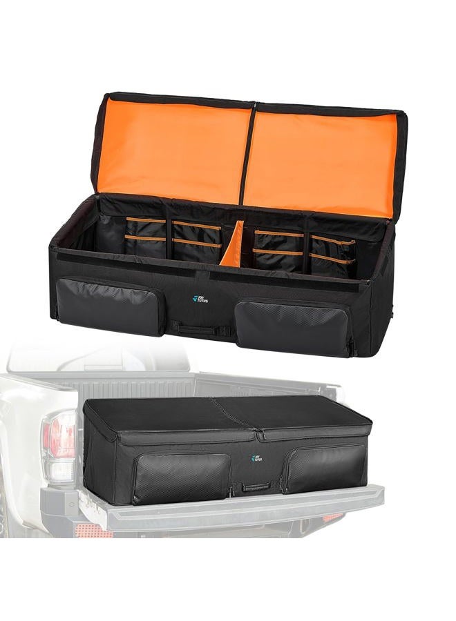 JOYTUTUS Mid Size Truck Bed Cargo Box Organizer for Pickup, Waterproof Truck Bed Cargo Bag, Storage Organizer Carrier Accessories for Groceries, Golf, Easily Slide in and Out, Easy Access - Image 1
