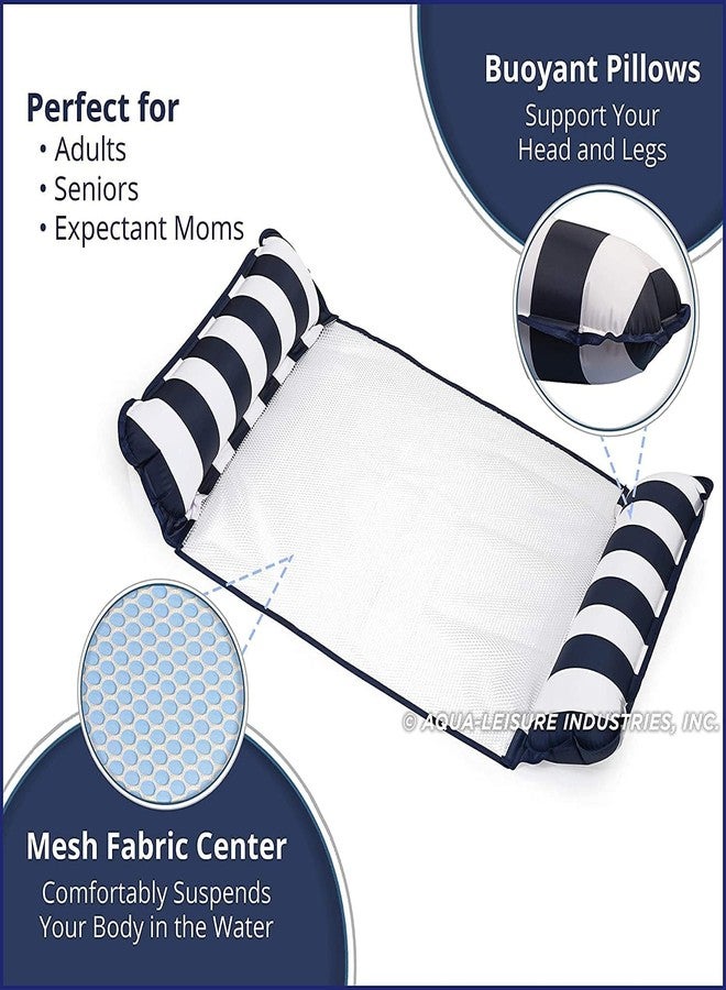 HENVE Inflatable Pool Floats 4-in-1 Pool Hammock with Bottom Mesh Inflatable Hammock for Adults Portable Floating Chair Bed for Travel Swimming (Pack of 4) - Image 4