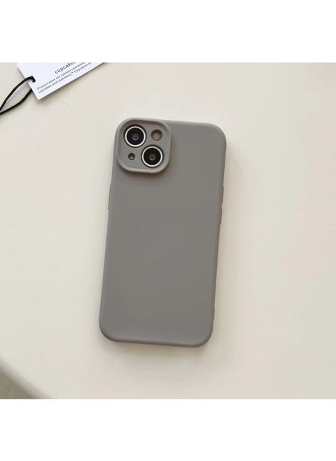 Premium Phone Case For Apple Liquid Silicone All-inclusive Lens Simple Protective Multiple Models Available