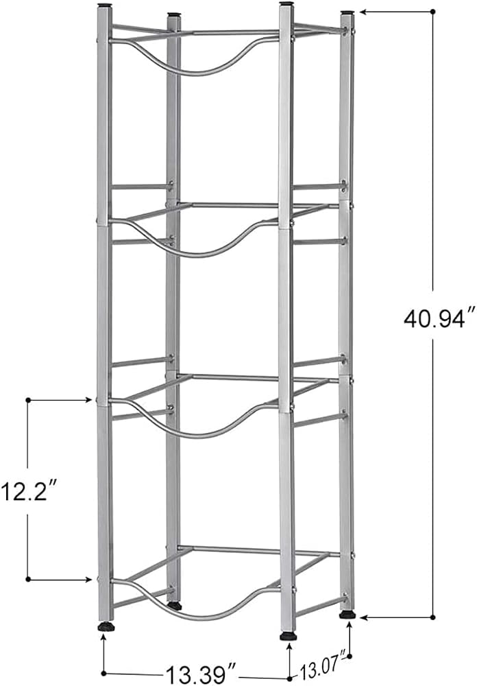SHOWAY Umorning Water Bottle Holder 4 Ties Stand Shelf Rack For 5 Gallon Water Cooler Jug Detachable Kitchen Organization And Storage Shelf Fits For Home And Office Use, 31173, In House, 31175 - Image 2