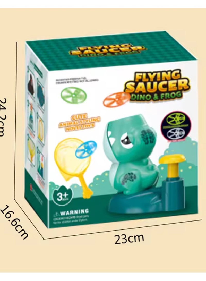 Kick & Soar: Dinosaur Adventure Flying Saucer , Interactive Flying Toy for Kids , Outdoor and Indoor Play for Toddlers - Image 1