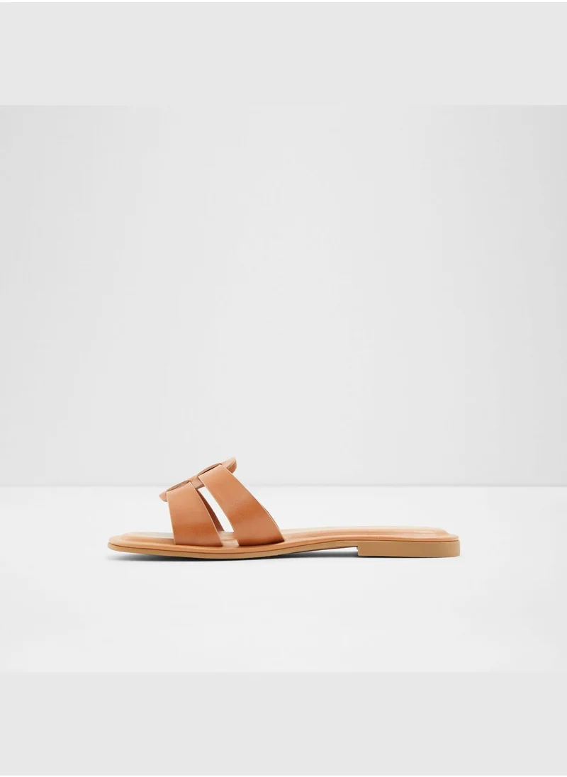 الدو Genuine Leather Sandal Flat Heel