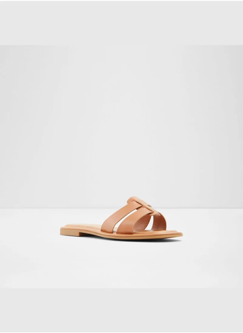 الدو Genuine Leather Sandal Flat Heel