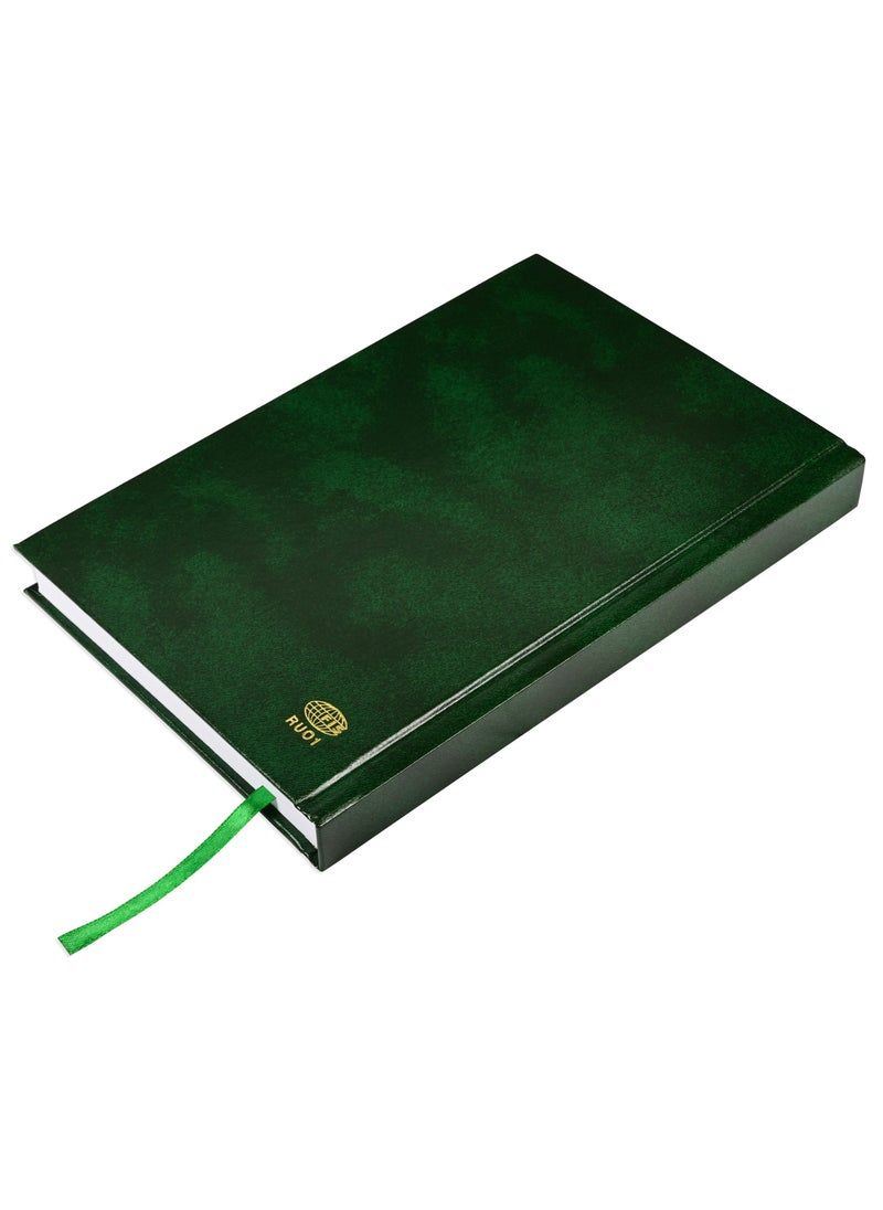 FIS Fis  2025  Russian Diary (Russian/English), A5 Vinyl, 1 Side Padded, Green -FSDIRU0125GR  - Image 3