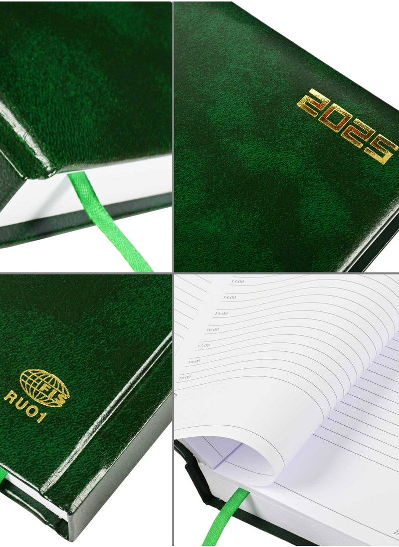 FIS Fis  2025  Russian Diary (Russian/English), A5 Vinyl, 1 Side Padded, Green -FSDIRU0125GR  - Image 4