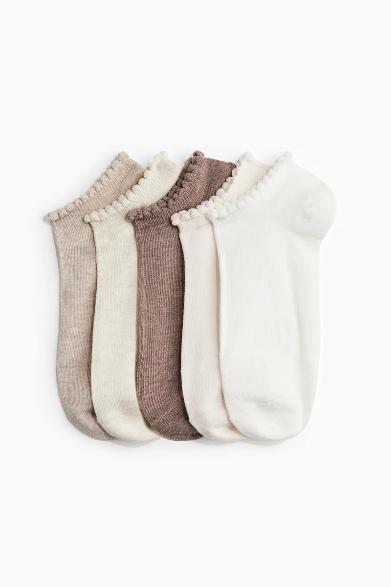 اتش اند ام جوارب رياضية عبوة من 5 قطع