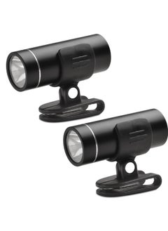 Excefore Mini Working Flashlight, 2 Pcs Portable LED Shoe Light, Flashlight with Clip, Rechargeable Adjustable 200 Lumens Flashlight, for Camping, Hiking, Emergency, Hurricane, Fishing, Power Outage  - Image 1