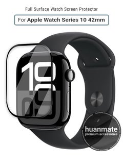 huanmate Apple Watch Series 10 42mm Premium Screen Protector- Crisp Clarity, Ultimate Safety, Shield Against Smudges, Reliable Quality, Easy Installation & Removal  - Image 1