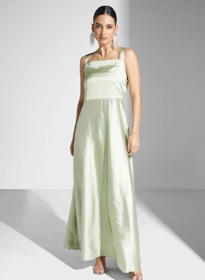 hayas closet Bishop Sleeve Gown Dress