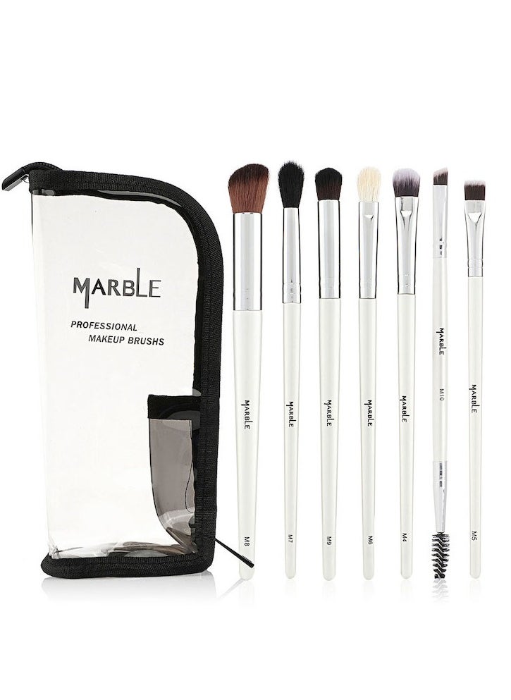 MARBLE Marble Professional Makeup Brush Set - 7 Pieces 