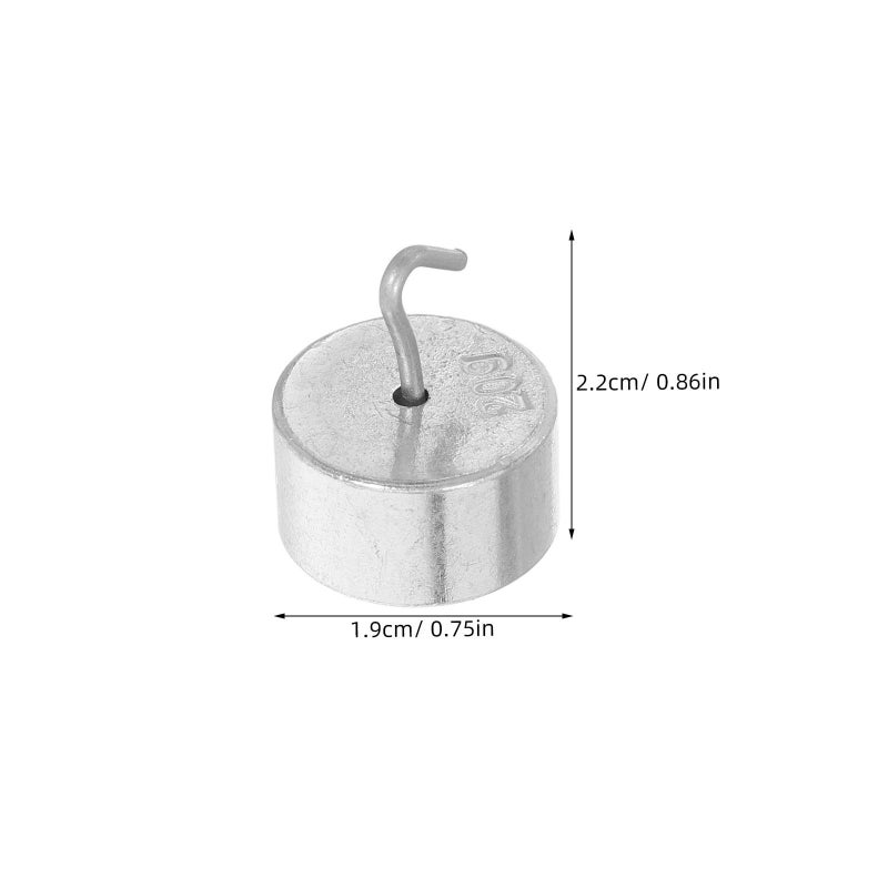 Metal Hanging Weight Set 20g 20 Pieces for Scale Balance Calibration Laboratory Use - Image 3