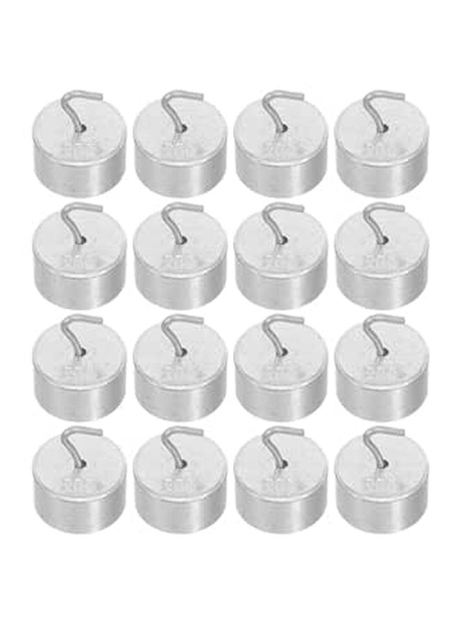 Metal Hanging Weight Set 20g 20 Pieces for Scale Balance Calibration Laboratory Use - Image 1